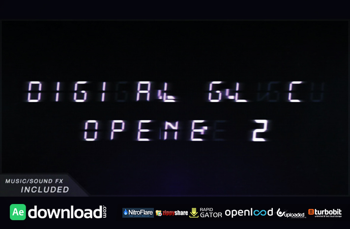 Minimal Digital Glitch Opener 2