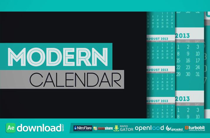 Modern Calendar free download (videohive template)
