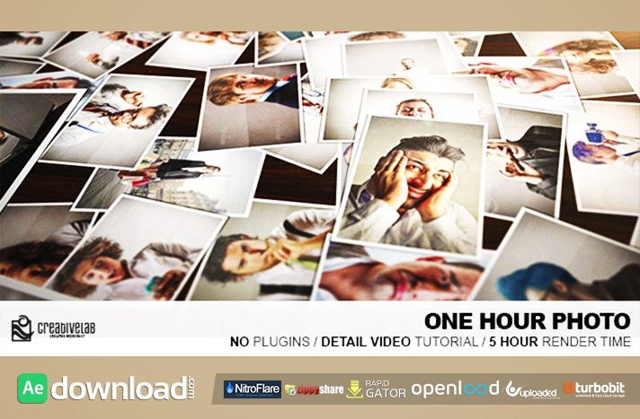 One Hour Photo free download (videohive template)