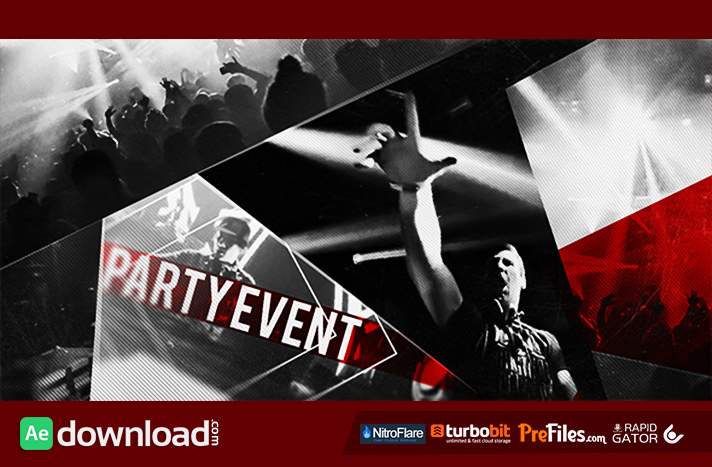 after effects party template free download