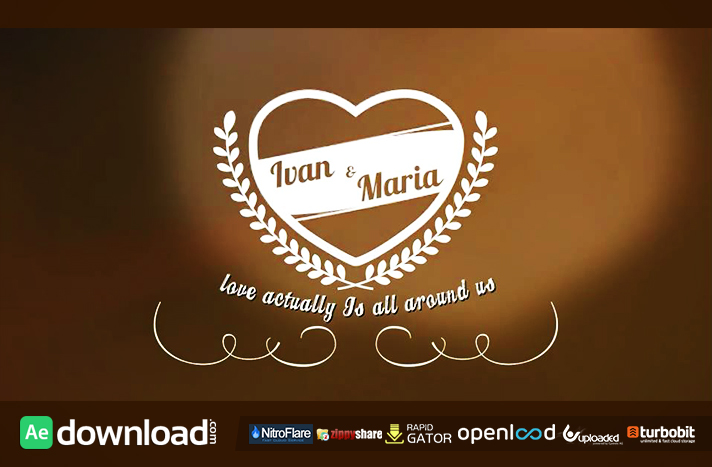 VINTAGE ROMANTIC TITLES PACK free after effects templates