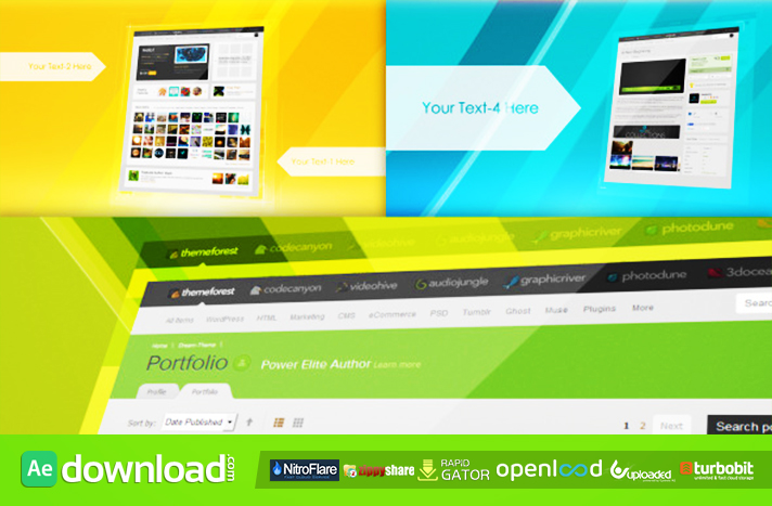 Website Presentation free download (videohive template)