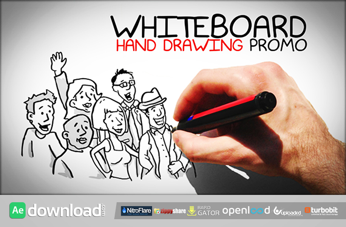 whiteboard after effects template download