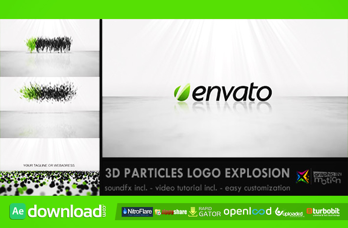 3D Particles Logo Explosion