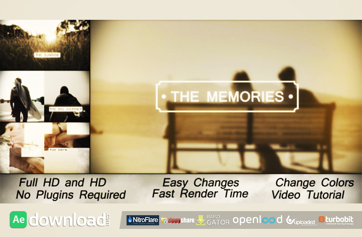 photo gallery memories after effects template free download
