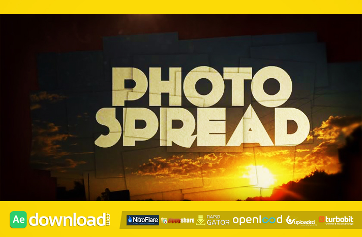 Photo Spread After Effects template