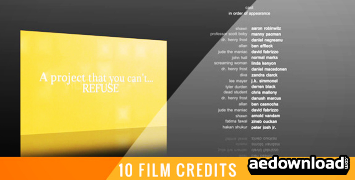 10 Film Credits