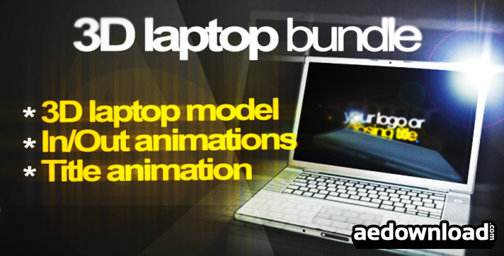 3D Laptop animation bundle