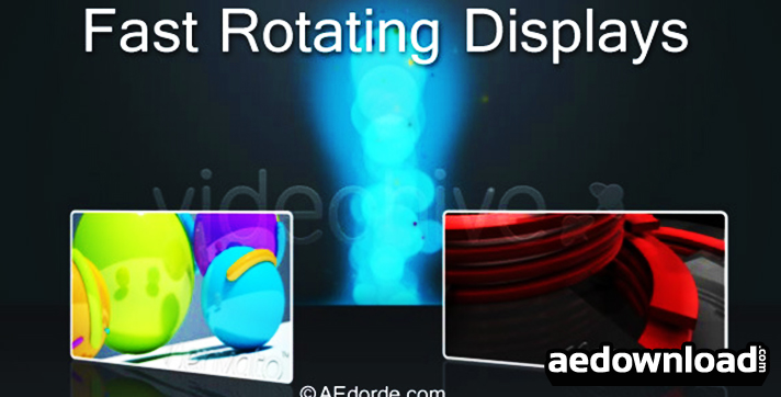 Fast rotating displays