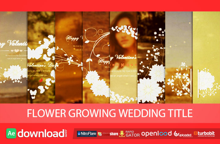 Flower Growing Wedding Title