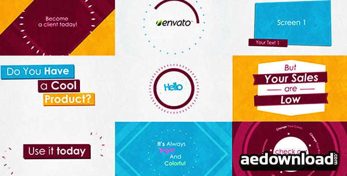 product promo after effects template free download