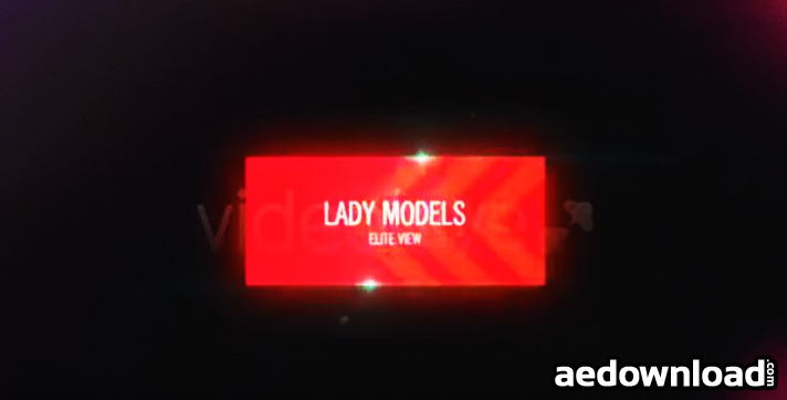 Lady Models After Effects Template