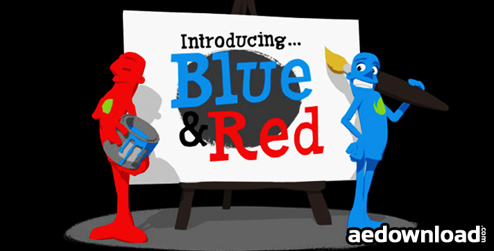 Paint Promo Featuring Blue & Red
