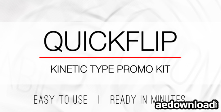 QuickFlip Kinetic Type Promo Kit