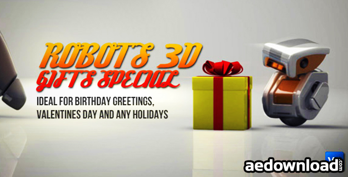 Robots 3D gifts special