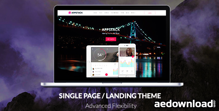 AppStack v1.2.8 – One Page App Theme