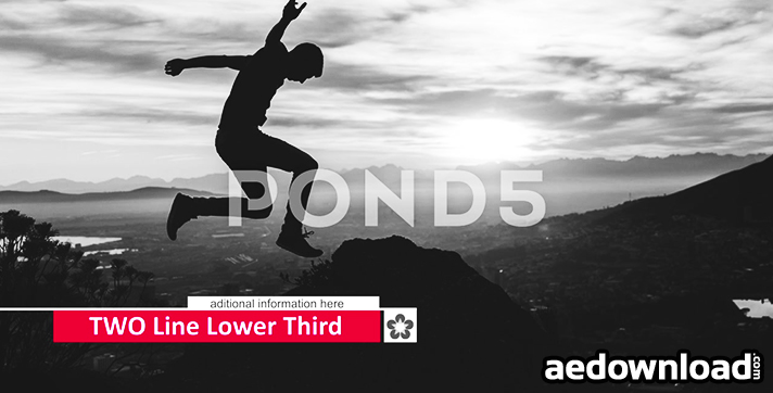CLEAN LINE LOWER THIRD - AFTER EFFECTS TEMPLATE (POND5)