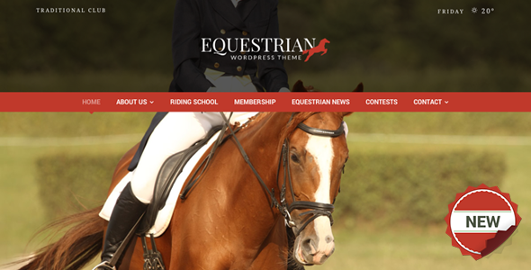 Equestrian-Horses-Stables-WordPress-Theme