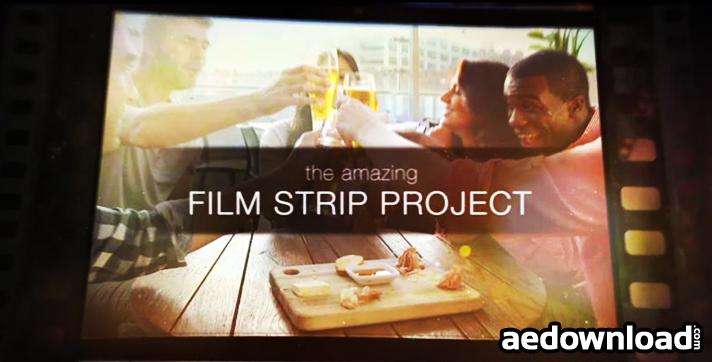 FILM STRIP SLIDESHOW - AFTER EFFECTS PROJECT (MOTIONVFX)