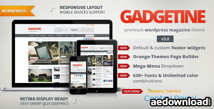 Gadgetine v3.0.9 WordPress Theme Premium Magazine