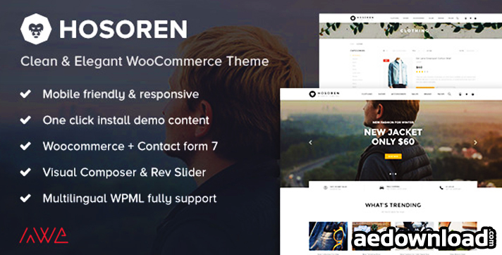 Hosoren v1.0.2 – Clean & Elegant WooCommerce Theme