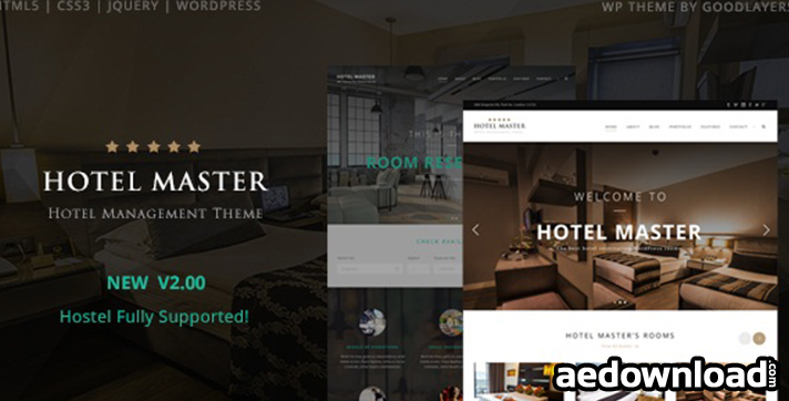 Hotel Master v2.06 – Hotel & Hostel Booking WordPress Theme