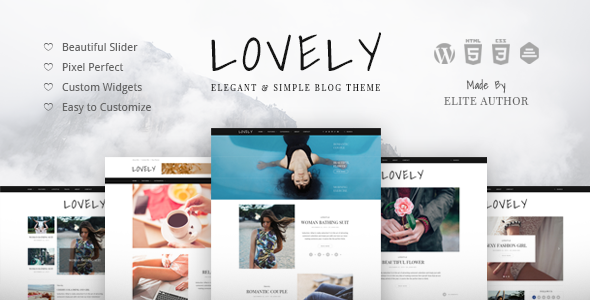 Lovely-Elegant-Simple-Blog-Theme