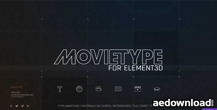 MOTIONWORK - MOVIETYPE FOR ELEMENT 3D (WIN MAC)