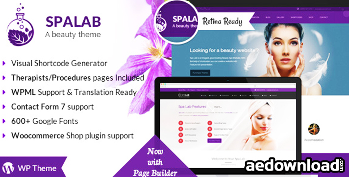 Spa Lab v2.2 – Beauty Salon WordPress Theme