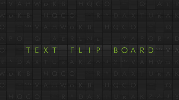 Text Flip Board