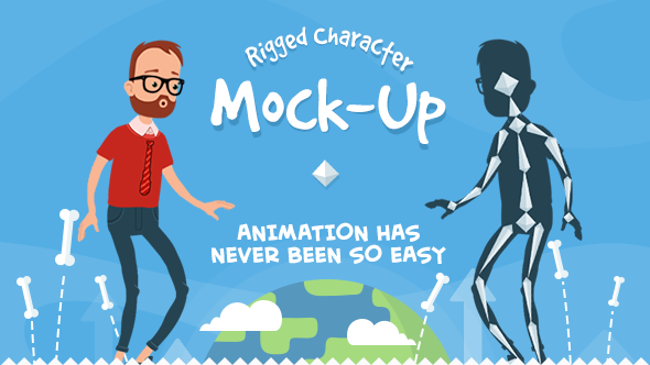 Rigmo - Rigged Character Animation Mockup