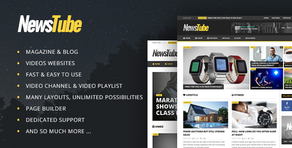 NewsTube-v1.0-----Magazine-Blog-Video