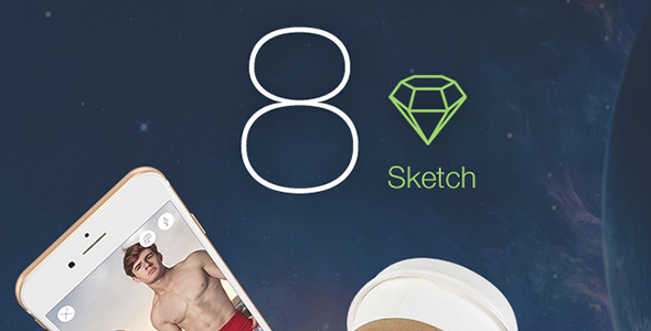 8-Color-Sketch-Mobile-UI-Kit