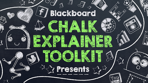 Blackboard Chalk Explainer Toolkit
