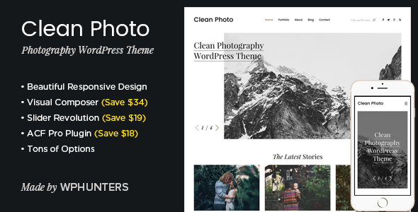 Clean-Photo-v1.0.1-Photography-Portfolio-WordPress-Theme