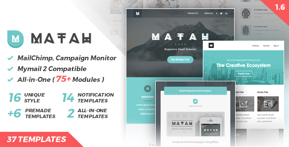 Matah-v1.6-Responsive-Email-Set