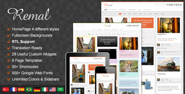 Remal-2.4.5-----Responsive-WordPress-Blog-Theme