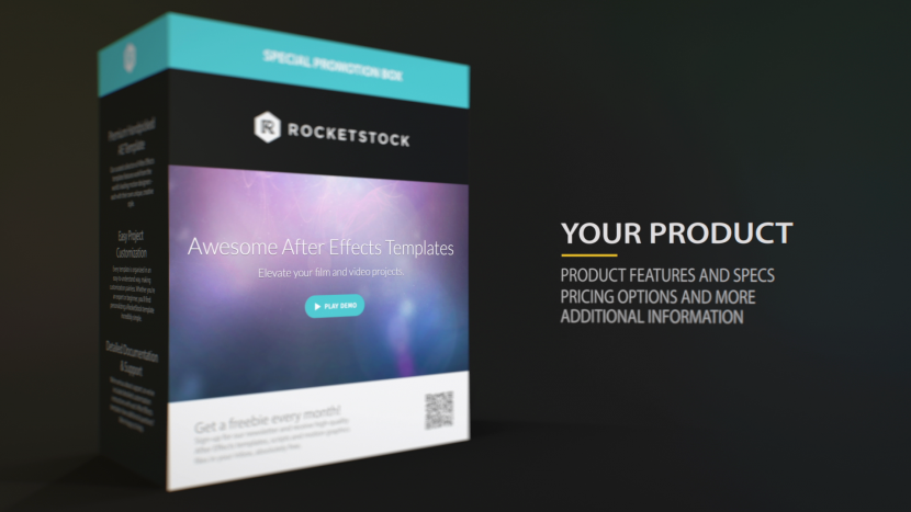 Compact After Effects Template: Product Promo
