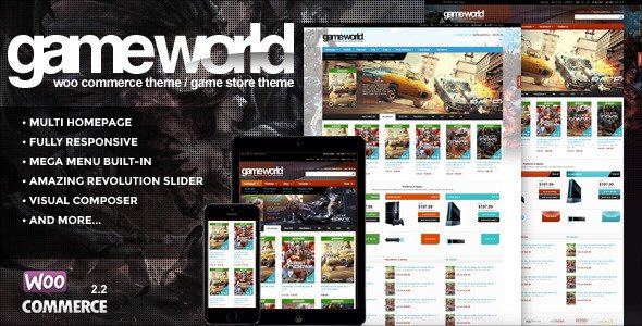 Gaming eCommerce Websites and Templates
