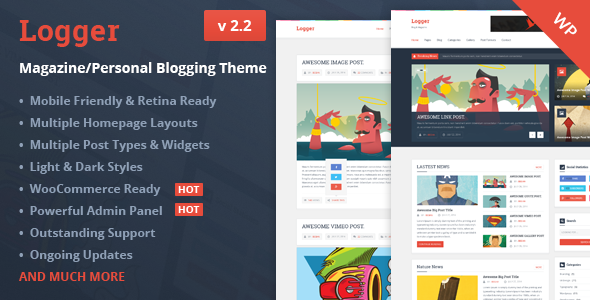 Logger-v2.2-Magazine-Personal-Blogging-Theme