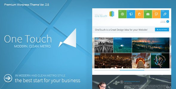 One-Touch-v2.5.8-Multifunctional-Metro-Stylish-Theme