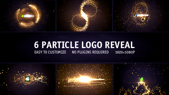 Particle Logo Reveal Pack 6in1
