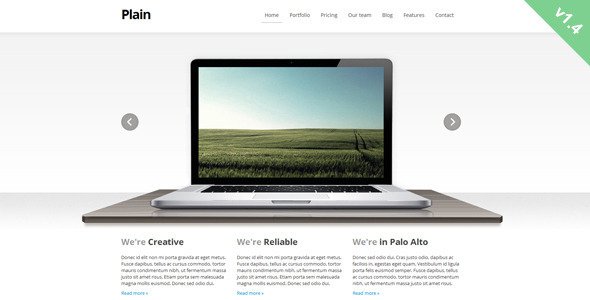 Plain-v1.4-Creative-HTML-Web-Template
