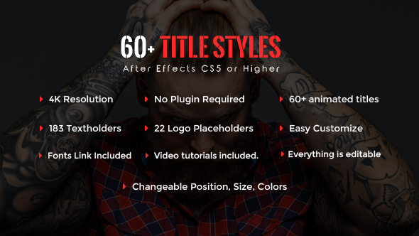 SixtyPlus - 60+ Title Styles