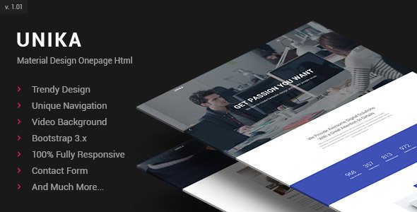 Unika-Responsive-Material-Design-Onepage-HTML-Template