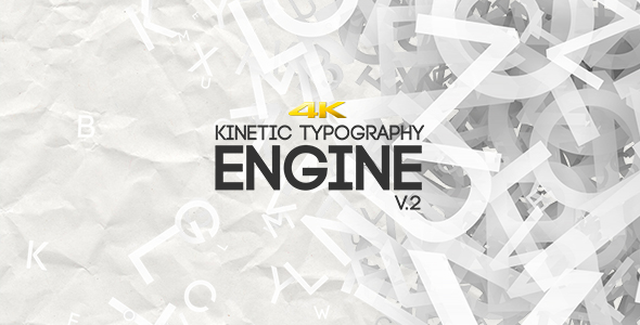 Kinetic Typography Engine V2 4K