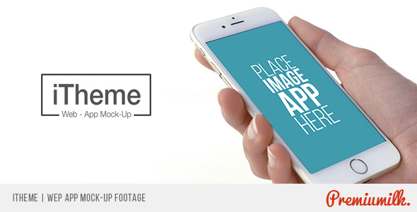 iTheme Web App Mock-Up Footage 16396040