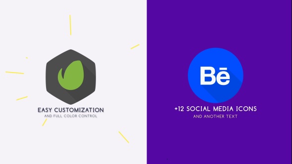 Flat Logo Animation - Free After Effects Template - Free After Effects  Template - Videohive projects