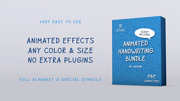 Animated Handwriting Bundle - Free After Effects Template - Free After  Effects Template - Videohive projects