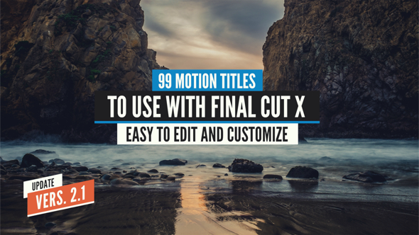 free motion titles final cut pro